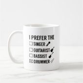 Mug Je Préfère Le Batteur (Gauche)