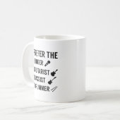 Mug Je Préfère Le Guitariste (Devant gauche)