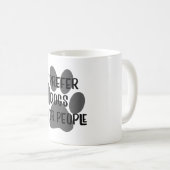 Mug Je préfère les chiens aux Amoureux de les chiens (Devant droit)