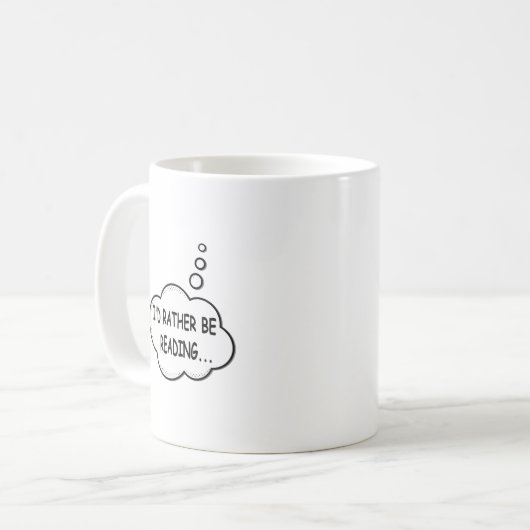 Mug Je préfère lire (Devant gauche)