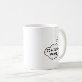 Mug Je préfère marcher (Devant droit)