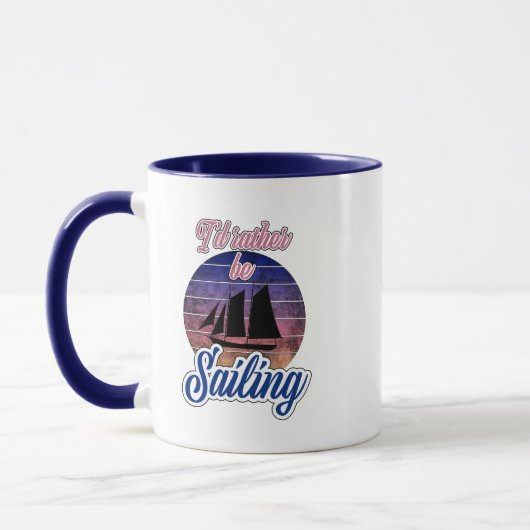 Mug Je préfère naviguer (Gauche)