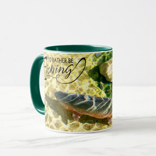 Mug Je préfère pêcher  (Devant gauche)
