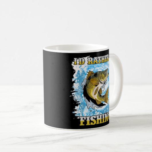 Mug Je préfère pêcher  (Devant droit)