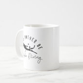 Mug Je préfère Plonger sous-marine (Devant gauche)