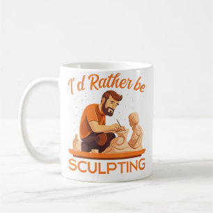 Mug JE Préfère Sculpter Artiste Céramiste Sculpteur Po