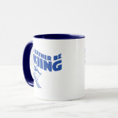 Mug Je préfère skier (homme) (Devant gauche)