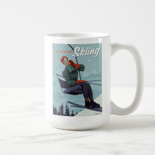 Mug Je préfère skier Imprimer