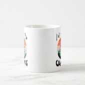 Mug Je préférerais camper mobile-caravane — design gra (Centre)
