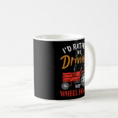 Mug Je Préférerais Conduire Ma Roue Cheval Tract D'Agr (Devant droit)