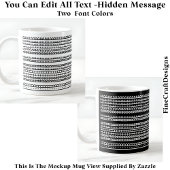 Mug Je préférerais dormir Message caché 086 Drôle