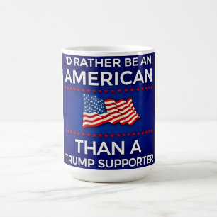Mug Je préférerais être Américain plutôt qu'être un pa