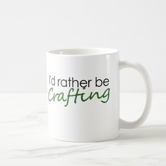 Mug Je préférerais être artisan (Droite)