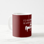 Mug Je préférerais être avec du sucre (Devant gauche)