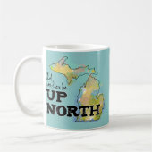 Mug Je préférerais être dans le nord du Michigan (Gauche)