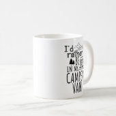 Mug Je préférerais être dans mon Camper Van (Devant droit)