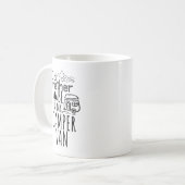 Mug Je préférerais être dans mon Camper Van (Devant gauche)