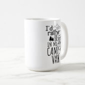 Mug Je Préférerais Être Dans Mon Camper Van (Devant droit)