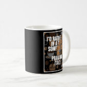 Mug Je Préférerais Être Dans Un Café Quelque Part À Pr (Devant droit)