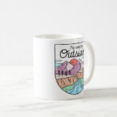 Mug Je préférerais être dehors (Devant droit)