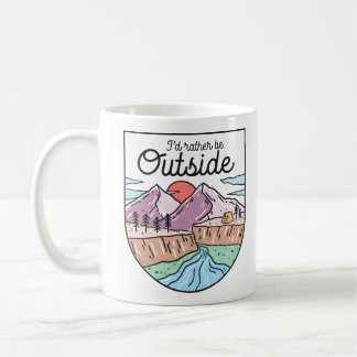 Mug Je préférerais être dehors