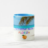 Mug Je préférerais être en Floride (Centre)