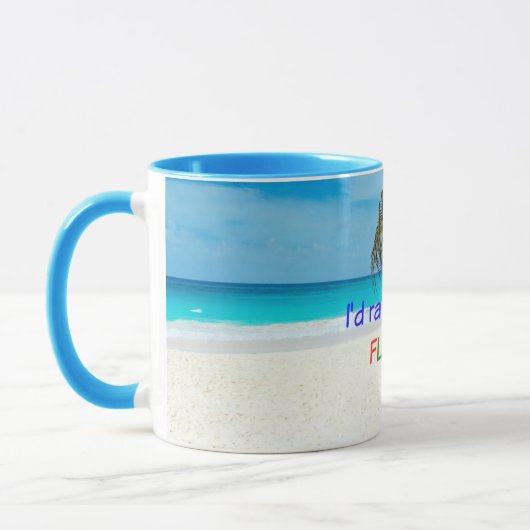 Mug Je préférerais être en Floride (Gauche)