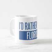 Mug Je préférerais être en Floride (Devant gauche)
