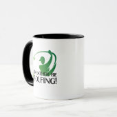 Mug Je préférerais être Golfing Golfers Modern Golf Ci (Devant gauche)