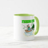Mug Je préférerais être Pêche ! (Devant droit)