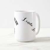 Mug Je préférerais être pêche Nom Peralisé, COULEUR (Devant droit)