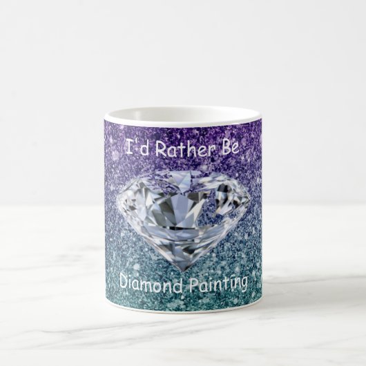 Mug Je préférerais être peintre de diamant (Centre)