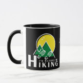 Mug Je Préférerais Être Randonnée (Gauche)