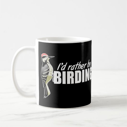 Mug Je préférerais être un oiseau (Gauche)