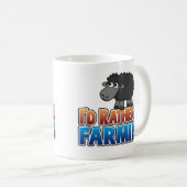 Mug Je préférerais faire de l'agriculture - des animau (Devant droit)