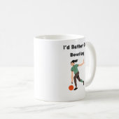 Mug Je Préférerais Faire Du Bowling (Devant droit)