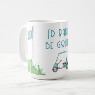 Mug Je Préférerais Faire Du Golf