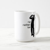 Mug Je Préférerais Faire Du Golf (Devant droit)