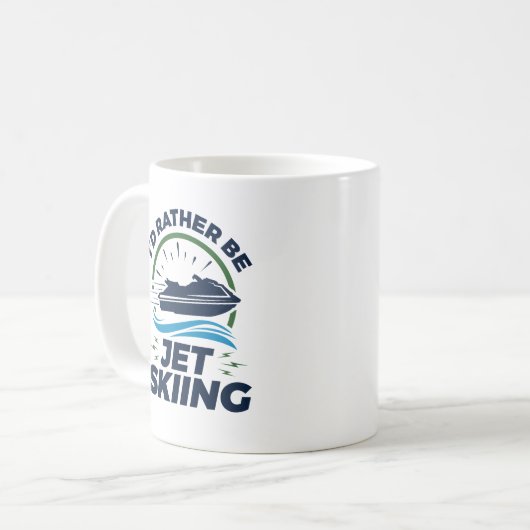 Mug Je Préférerais Faire Du Jet Ski (Devant gauche)
