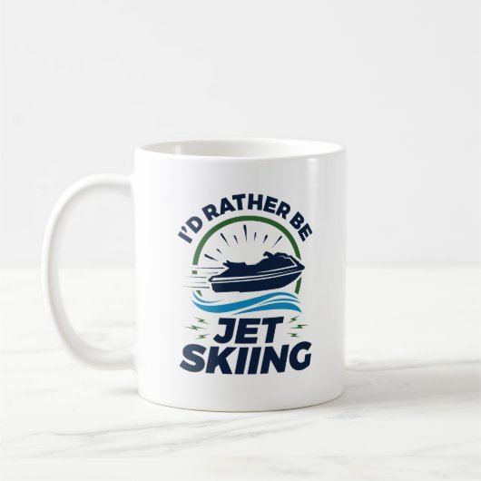 Mug Je Préférerais Faire Du Jet Ski (Gauche)