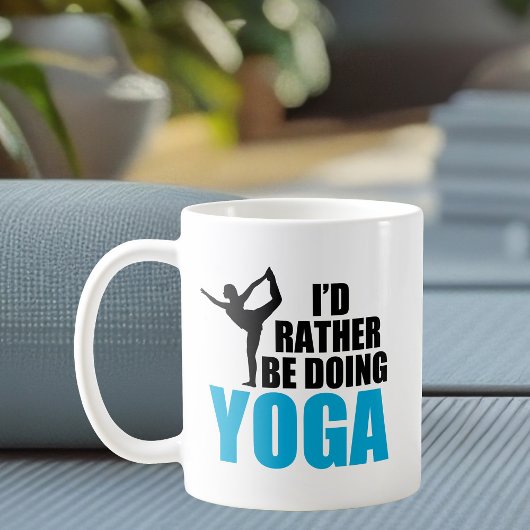 Mug Je Préférerais Faire Du Yoga