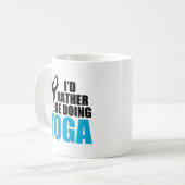 Mug Je Préférerais Faire Du Yoga (Devant gauche)