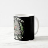 Mug Je préférerais grimper (Devant droit)