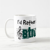 Mug Je Préférerais Jouer À Ma Baguette (Gauche)