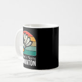 Mug Je préférerais jouer au badminton - (Devant gauche)