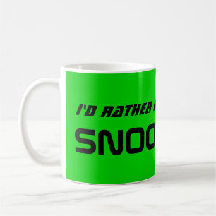 Mug Je préférerais jouer au snooker drôle de billard