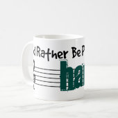 Mug Je Préférerais Jouer Ma Harpe (Devant gauche)