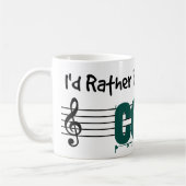 Mug Je Préférerais Jouer Mon Cello (Gauche)