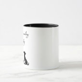 Mug Je préférerais lire avec mon chien (Centre)