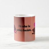 Mug Je préfèrerais manger du chocolat (Centre)